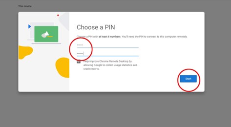Chrome choose pin