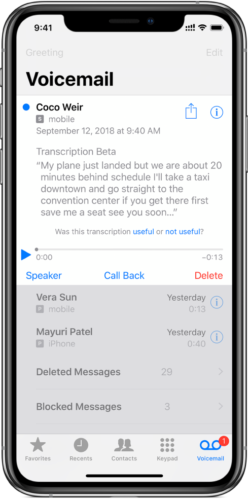 iPhone Voicemail