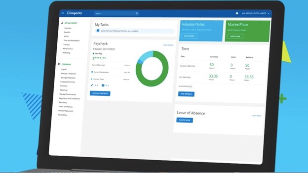 Insperity employee dashboard