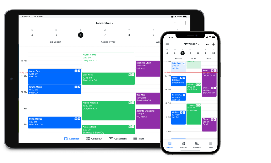 Square POS appointment booking feature