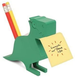Dinosaur desk organizer