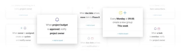 monday.com automated tasks