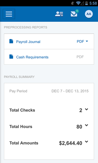 Paychex Flex mobile app