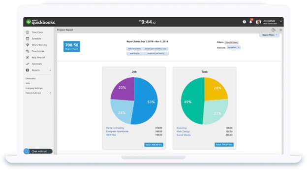 QuickBooks Time job costing tools