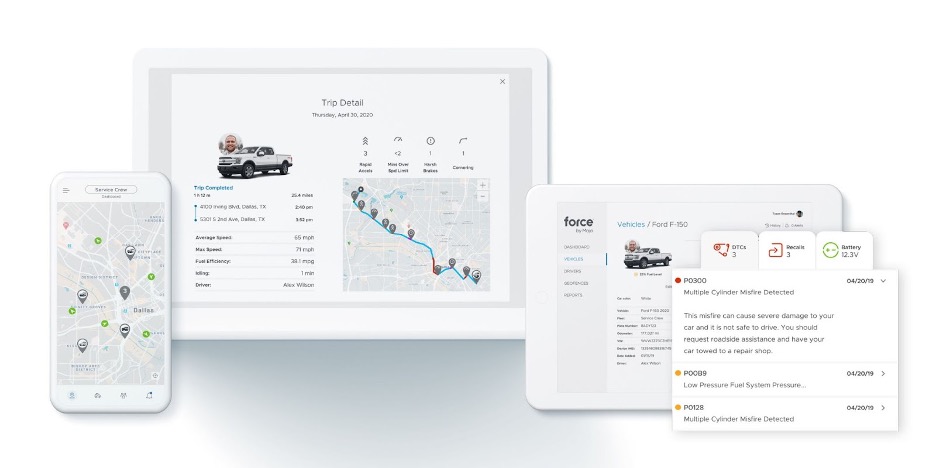 Force Fleet Tracking driver activity monitoring