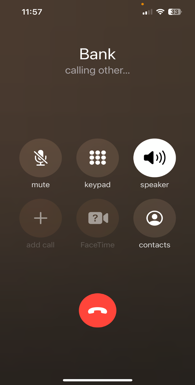 Adding a call to an iPhone