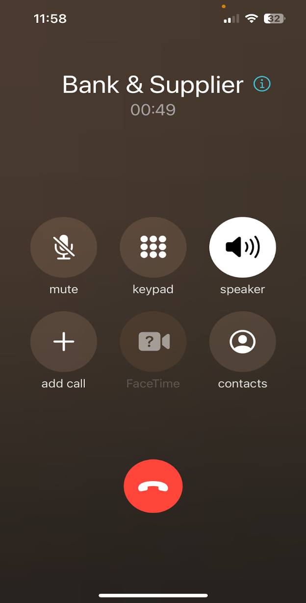 Adding more call attendees on an iPhone