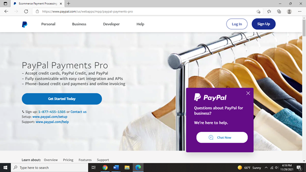 eCommerce Payment Processing with PayPal