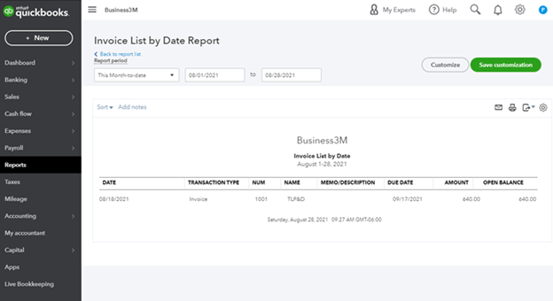 Export your QuickBooks Online Standard Payroll data