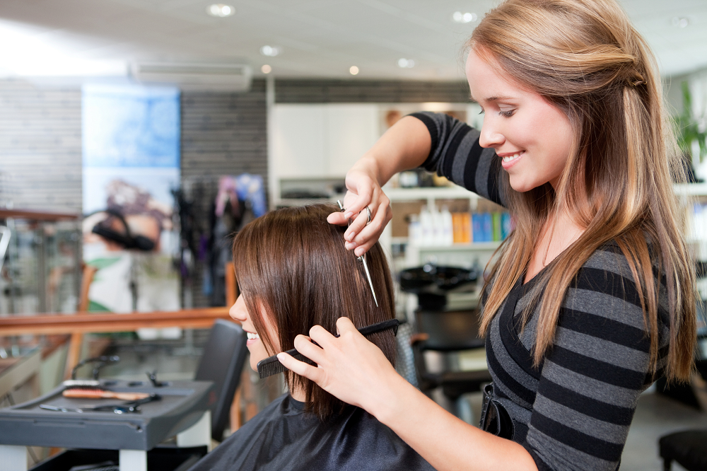 Caucasian Hairdressing Salon Rugby