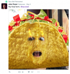 Taco Bell Snapchat filter