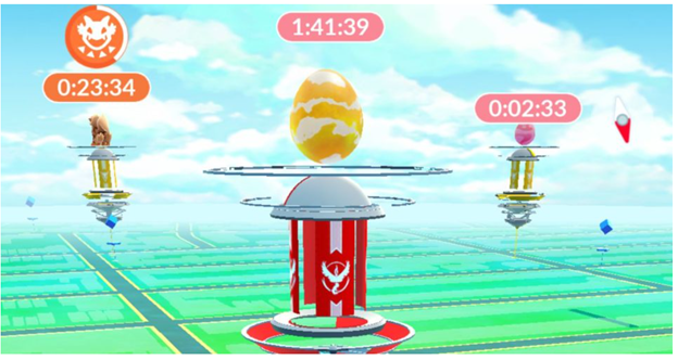 Screenshot of Pokemon Go