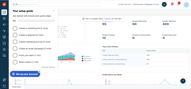 Freshworks Freshmarketer Review And Pricing Plans In 2024   Freshmarketer Setup 