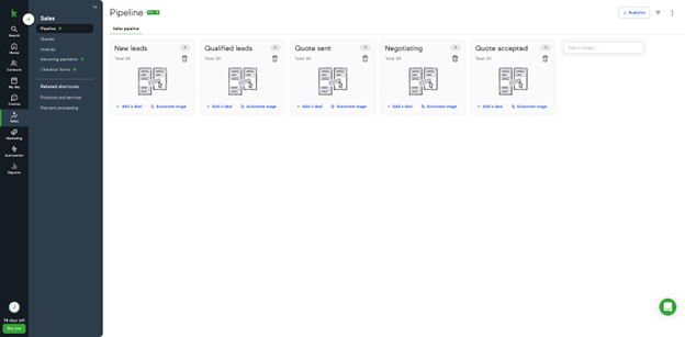 Keap sales pipeline