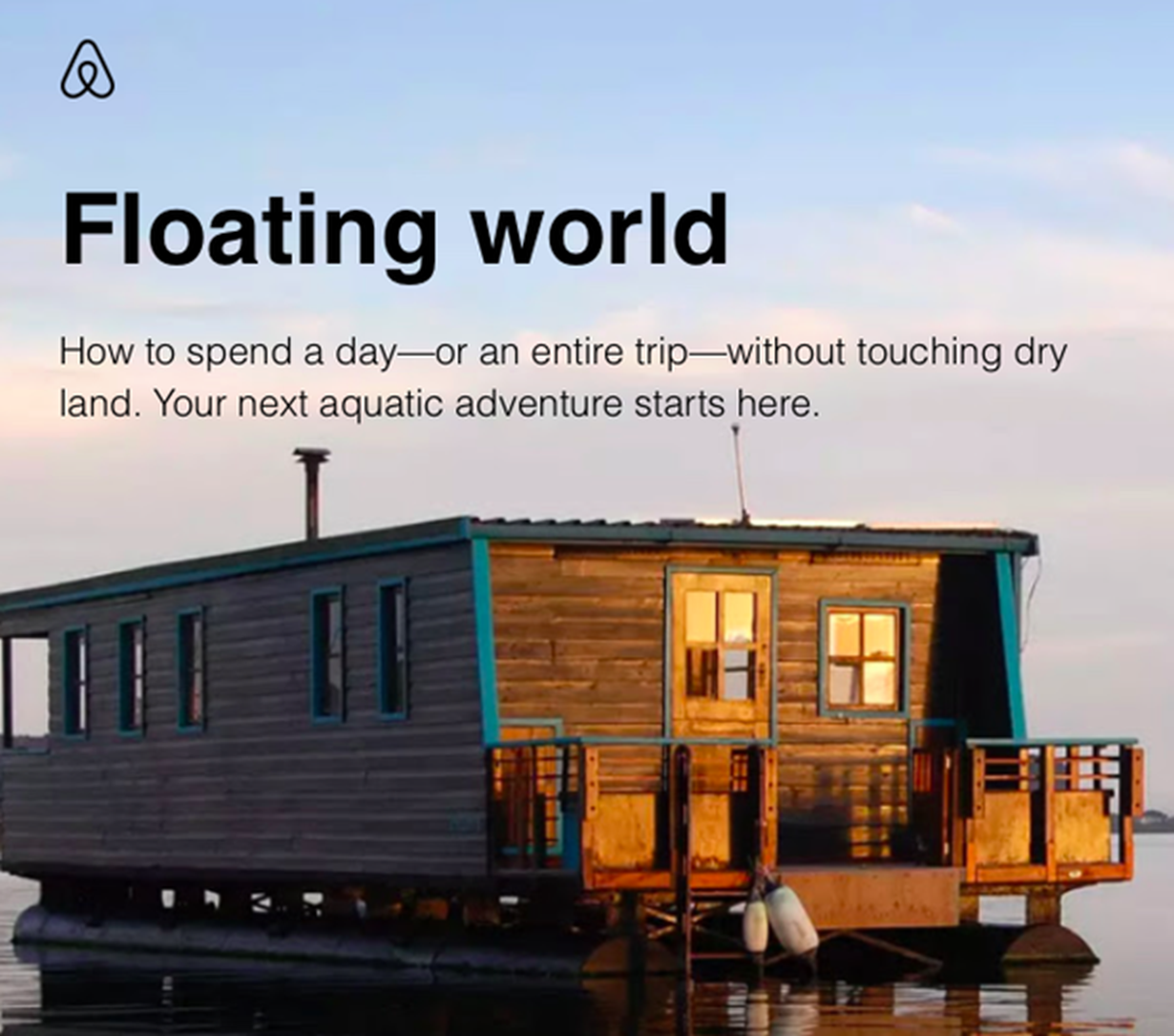 airbnb floating world