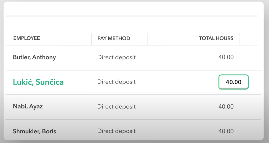 Quickbooks payroll direct deposit