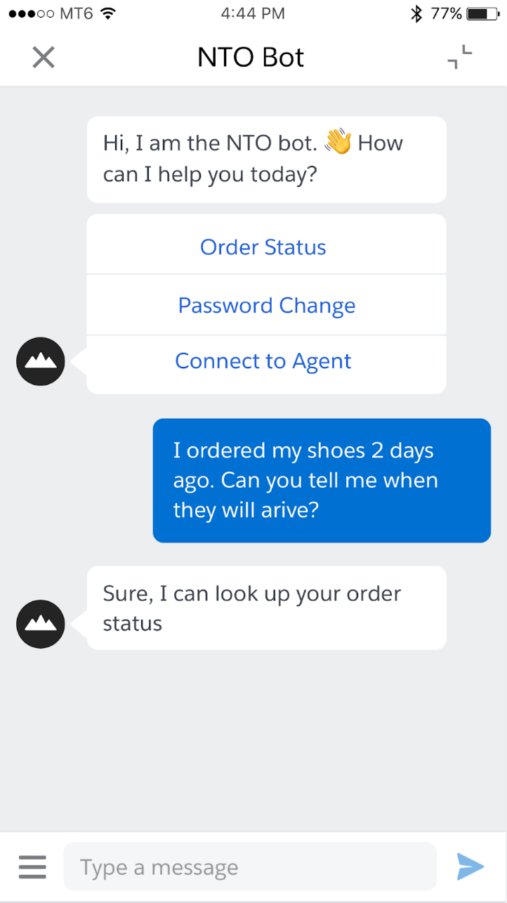 Salesforce Service Cloud AI bot