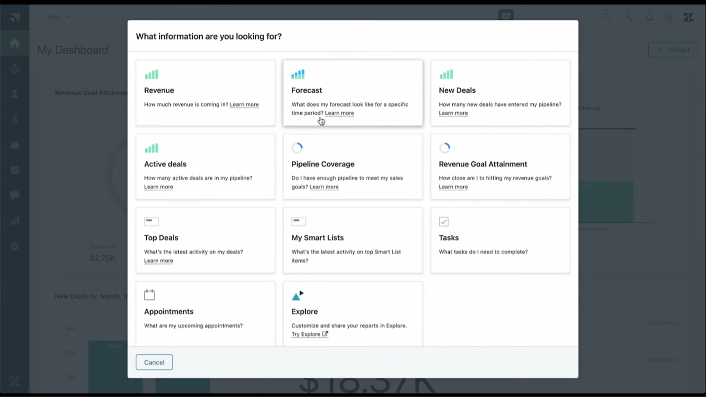 Zendesk custom dashboard