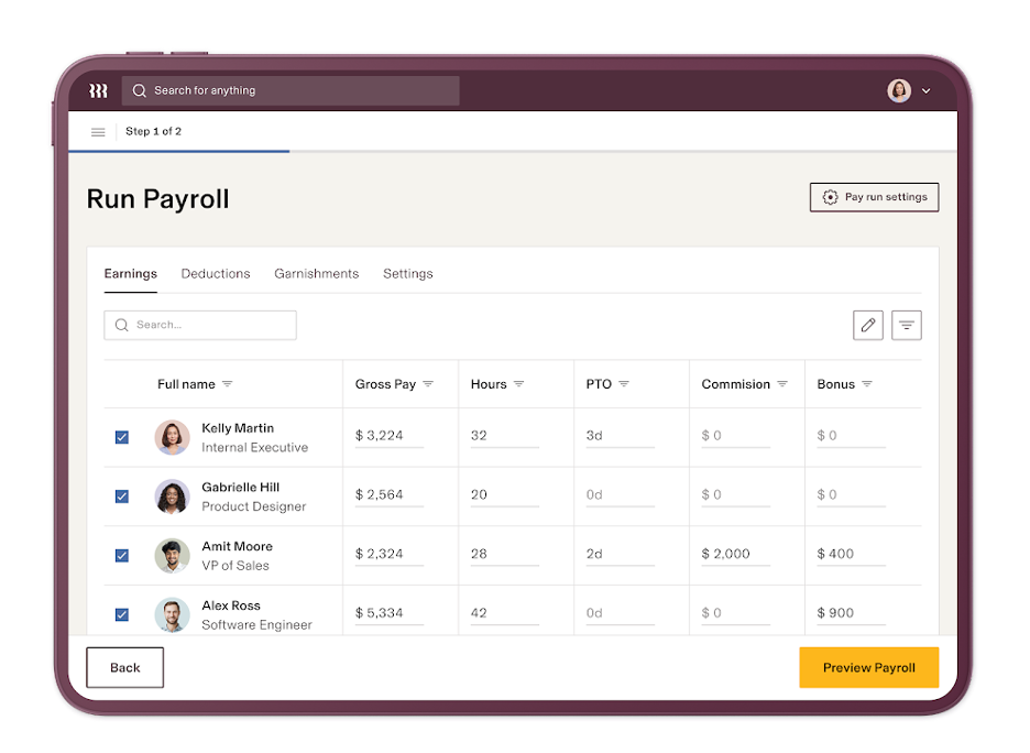 Rippling payroll platform